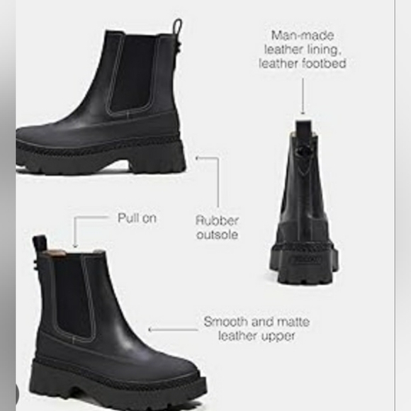 Coach Jayla Black Bootie Boots Women's Size- 7.5 - Picture 12 of 12